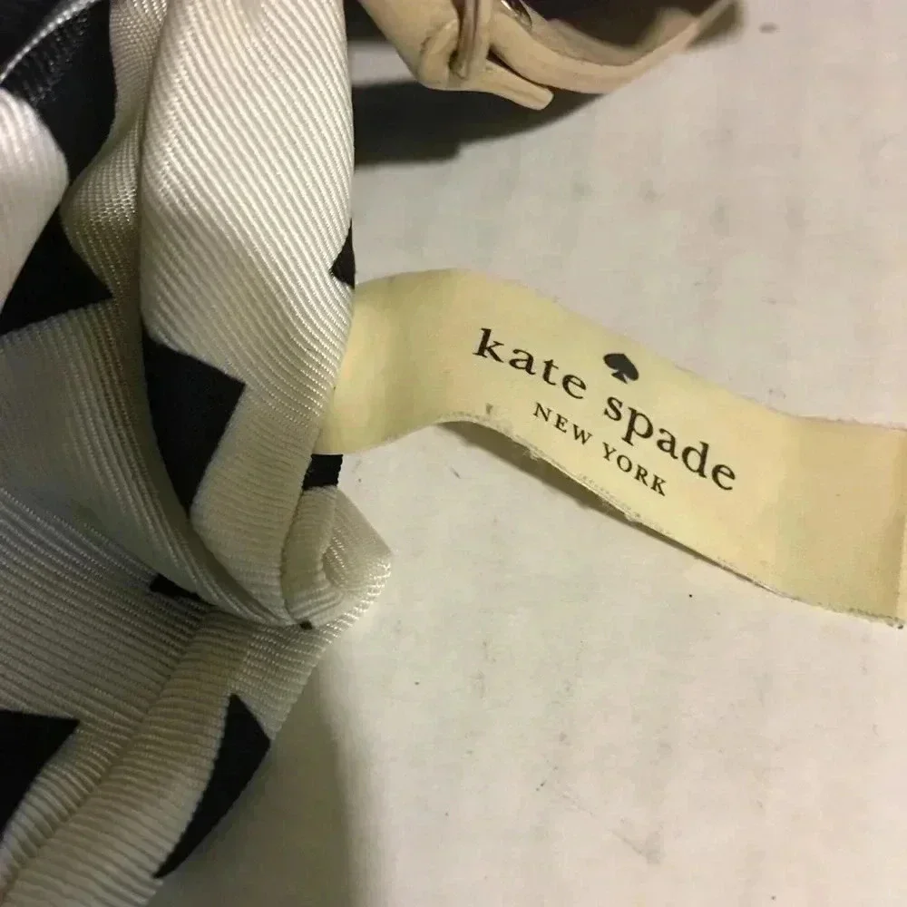 Kate Spade grey leather satchel handbag